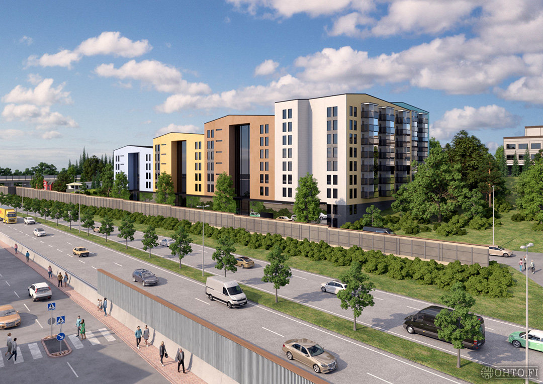 Commercial architectural 3D-visualisation 7/7.