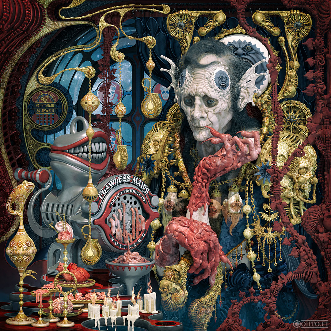 Konrad Curze's Cure to Global Warming, a portrait of the primarch Konrad Curze from the Warhammer 40000-universe, made with 3ds Max and ZBrush.