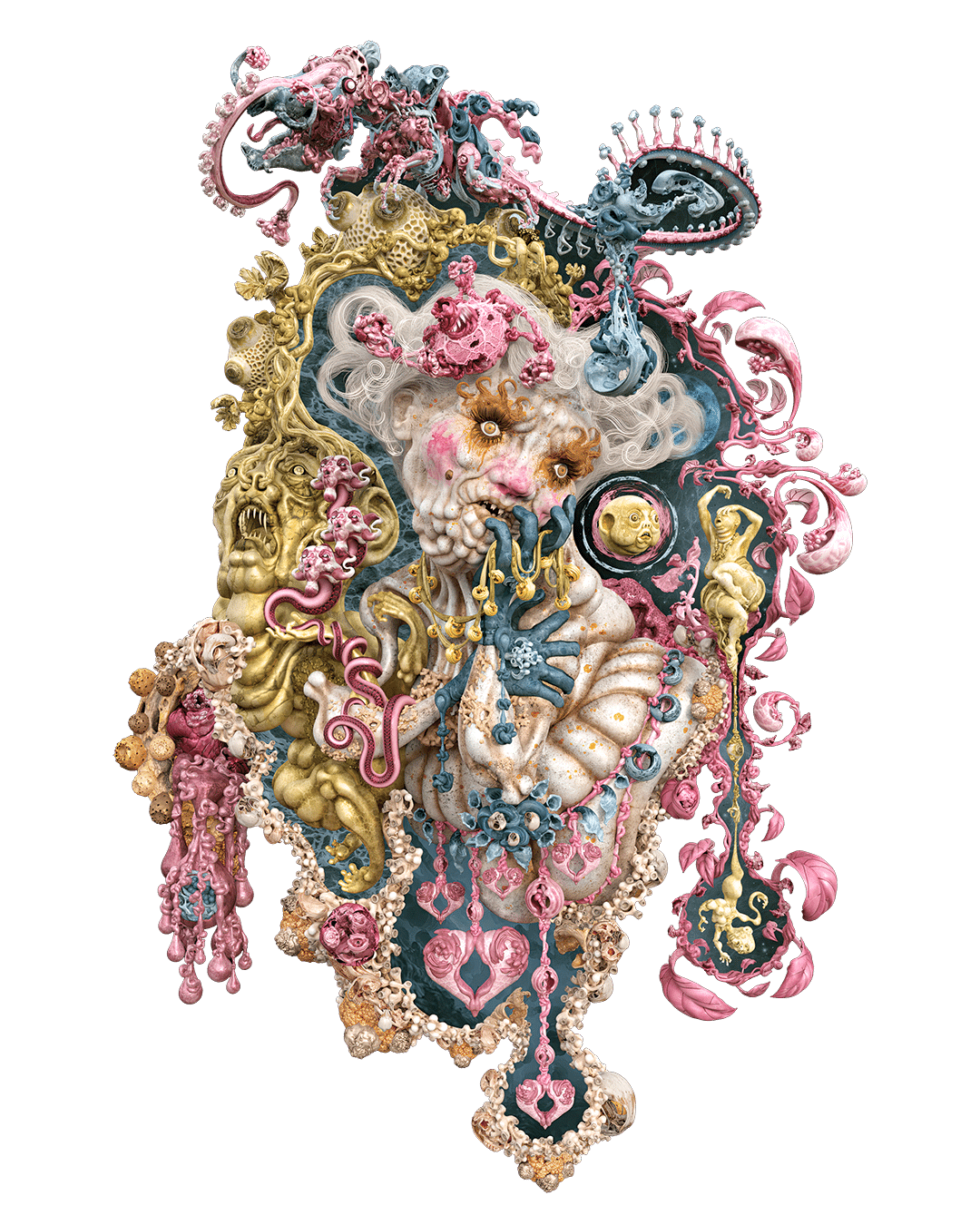 Monday Morning with Marilyn, a 3D-illustration about a morning after with Marilyn Monroe, made with 3ds Max and ZBrush.