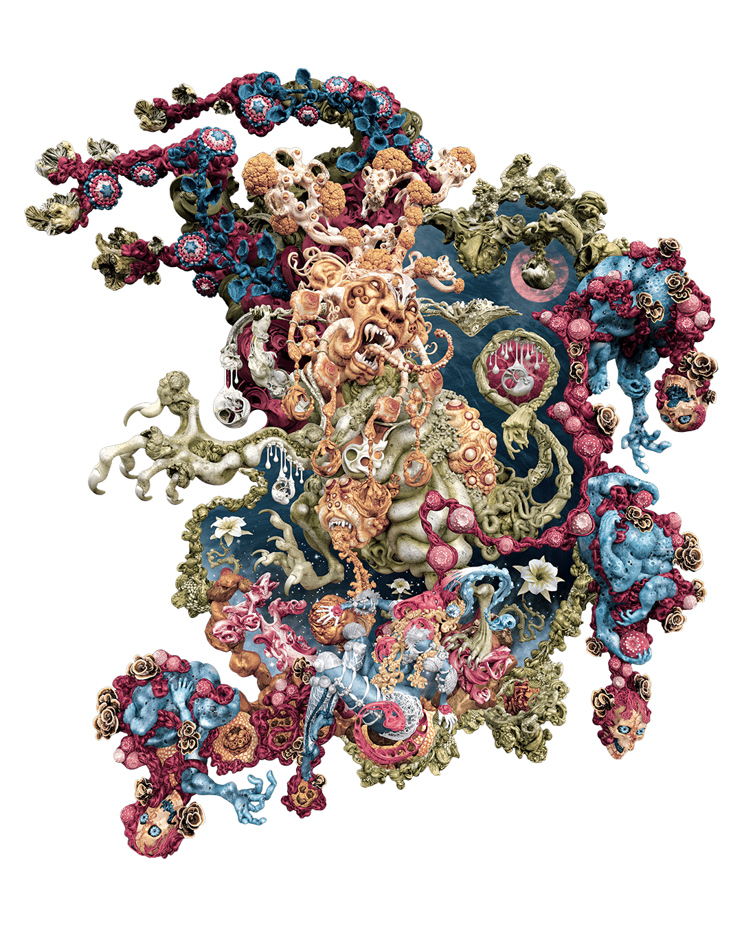 Straight Outta Savannah, a 3D-illustration about the African heritage of the Finnish people, made with 3ds Max and ZBrush.