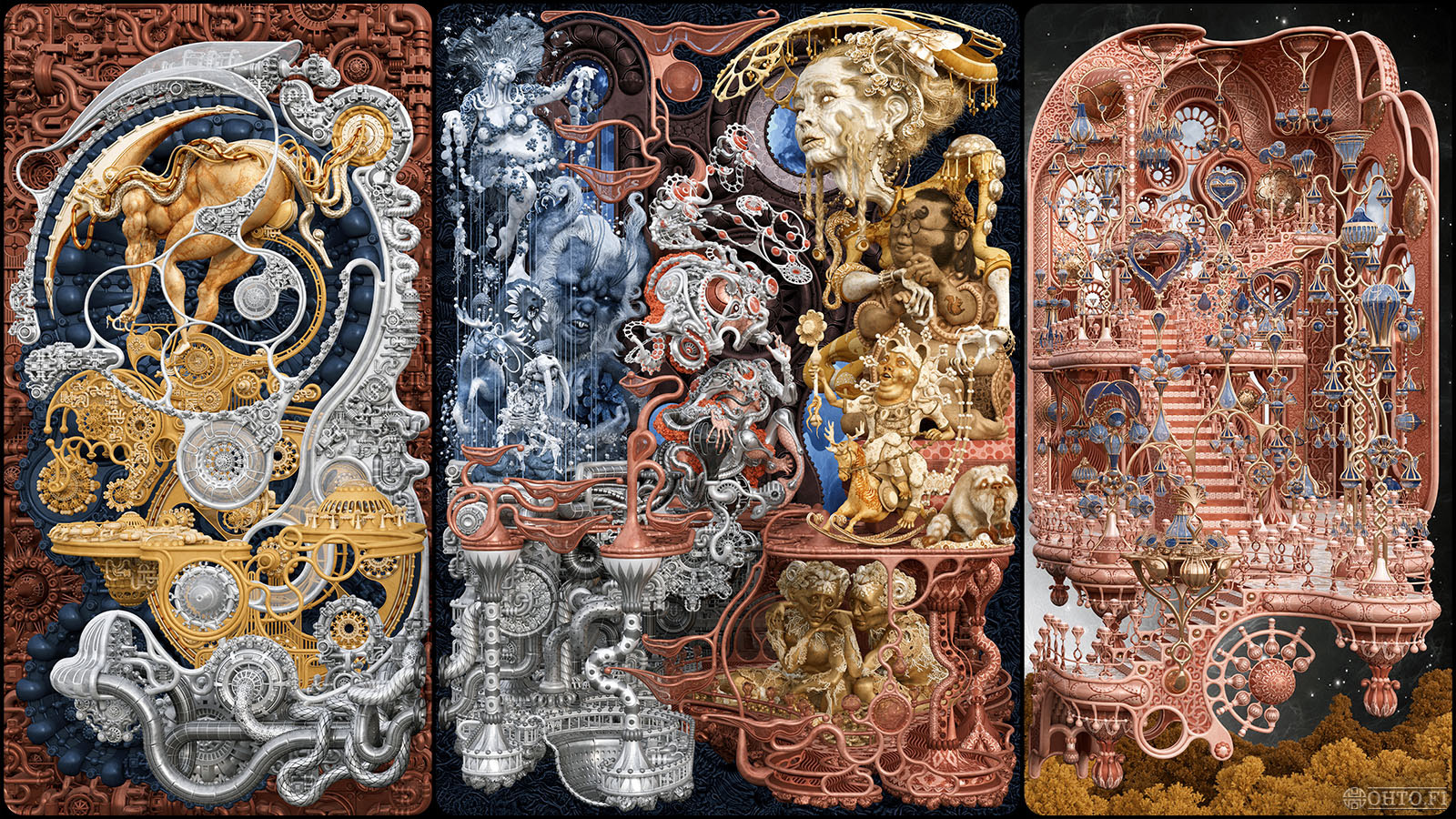 It Knows What Tickles Your Fancy, a poster for a film festival, made with 3ds Max and ZBrush. Part one.